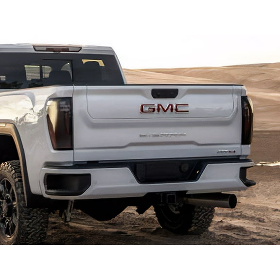 Rvinyl Tail Light Tint Covers Compatible with GMC Sierra 2020-2023 (2500 / 3500 LED) - Blackout