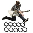 thumbnail image 4 of Juego de tuercas de arandela de conector de tuerca de enchufe de bajo de guitarra de 3/8 pulgadas (negro), 4 of 7