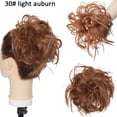 thumbnail image 2 of Messy Bun Hair Piece Synthetic Wave Curly Chignon Elastic Fluffy Updo Donut Hair Extensions, 2 of 7