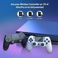 Classic Gaming Console Wireless Bluetooth Ps4 Game Controller Purple