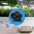 thumbnail image 6 of iPower 4 Inch 230 CFM Inline Duct Ventilation Fan Air Circulation Vent Blower for Hydroponics Grow Tent, Greenhouses, Attic, Black, 1 Pack, 6 of 7
