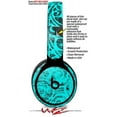 thumbnail image 2 of Skin Wrap for Beats Solo Pro Headphones Folder Doodles Neon Teal Sticker Decal Only BEATS NOT INCLUDED, 2 of 5