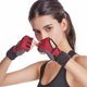 thumbnail image 2 of 2 UNIDS Sports Outdoor Sports Guantes antideslizantes Ciclismo transpirable Guantes de medio dedo (gris rojo), 2 of 5