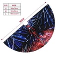 thumbnail image 3 of Lsque Glasses And Fireworks Print Christmas Tree Skirt, Tree Skirt with Ties or Velcro, Perfect for Holiday Decorations, Halloween, and New Year-36", 3 of 7