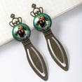 thumbnail image 3 of Dog Vintage Copper Crown-Shaped Bookmarks Made of Stainless Steel Material: a Gift for Readers and Book Lovers - Each Set Includes Two Bookmarks, 3 of 5