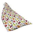 thumbnail image 2 of Fruits Lounger Chair Bag, Grapes Kiwi Orange Lemon Pear Watermelon Slice Strawberry Tasty Theme Print, High Capacity Storage with Handle Container, Lounger Size, White Multicolor, by Ambesonne, 2 of 5