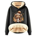 thumbnail image 2 of Christmas Heavyweight Hoodies for Women 2025 Long Sleeve Highland Cow Western Country Hooded Sweatshirt Pullover Tops, 2 of 6