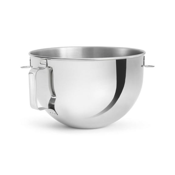 KitchenAid 5.5-Quart Polished Stainless Steel Bowl w/ Handle | Fits Select for KitchenAid Bowl-Lift Stand Mixers