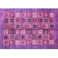 thumbnail image 1 of Ahgly Company Indoor Rectangle Abstract Pink Modern Area Rugs, 7' x 9', 1 of 4