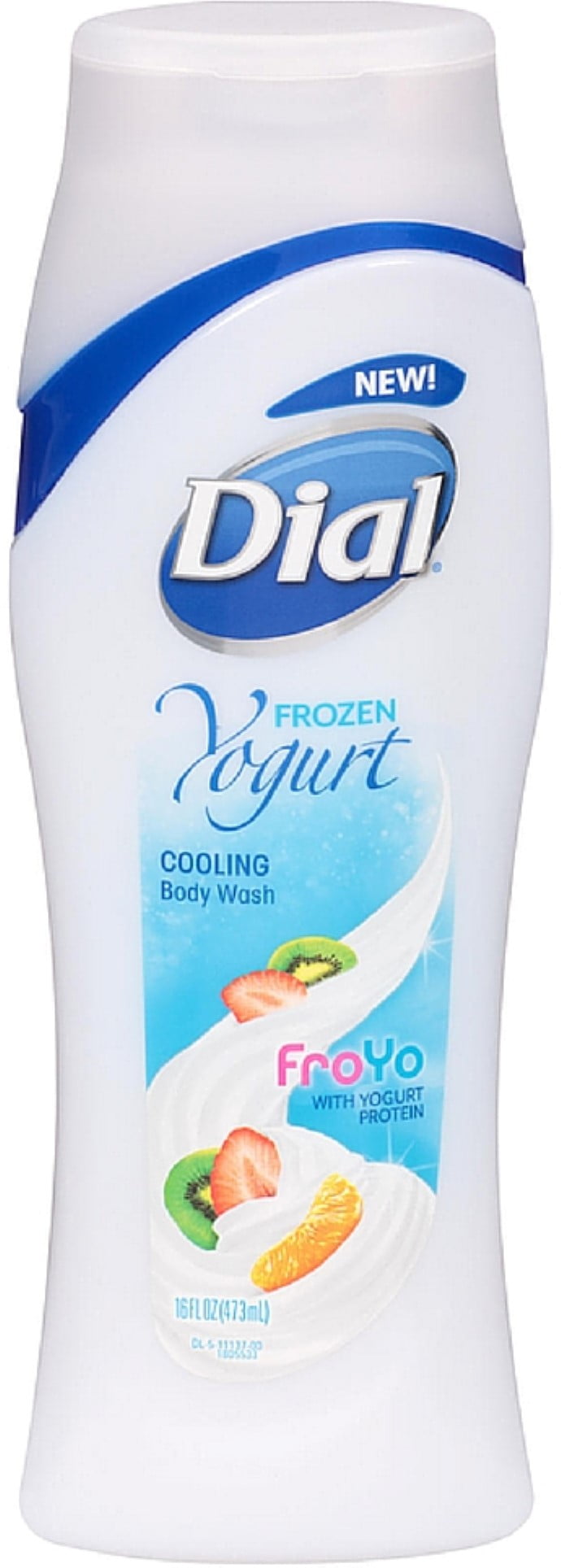 Dial Frozen Yogurt Cooling Body Wash 16 oz (Pack of 3)