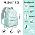 thumbnail image 6 of Exotic Pineapple Print Backpack - Ergonomic School Bag with Padded Straps & Waterproof Exterior for Teens & Commuters, 6 of 6