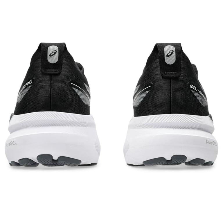 ASICS Men's Gel-Kayano 31 Running Shoes, Black/White, US 9 Extra
