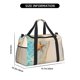 thumbnail image 3 of Disketp Starfish On The Sand Beach Bolsa de Viaje Tipo Duffle, Bolso de Mano para Fin de Semana para Mujer, Bolsa de Gimnasio Ligera para Hombre, Esencial para Viajes, 3 of 7