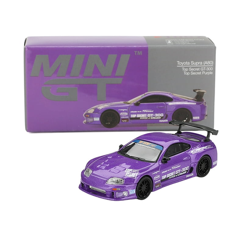 TOP SECRET GT-R R34 & スープラA80 ミニカーセット Toyota Supra (A80) 