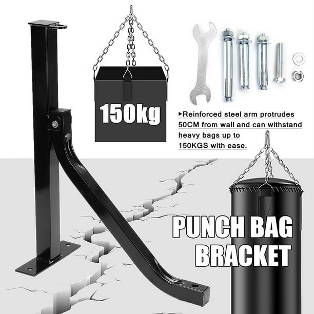 Heavy Duty Boxing Punch Bag Wall Bracket Steel Mount Hanging Stand Holder Hanger Boxing