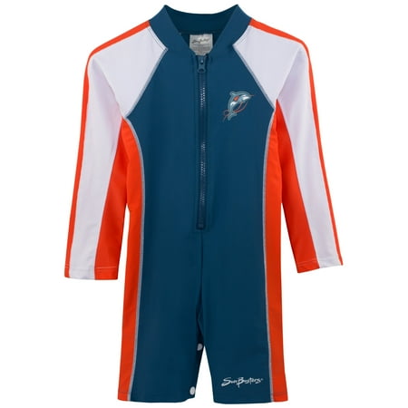Boys Sunsuit - SunBusters Boys L/S Sunsuit(UPF 50+), Tangelo, 12/18 mos