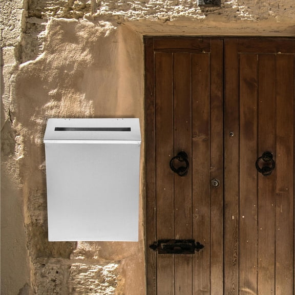 LOLIPPYY Wall Mailboxes Outside Iron Decorative for Office 1Set