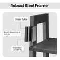 thumbnail image 4 of 67.7''H Ladder Shelf, 5-Tier Bookshelf, Storage Rack with Wood Surface, 4 of 6