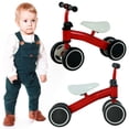 thumbnail image 3 of golytefs Baby Balance Bike Ergonomic Seat 4 Wheels for First Birthday Gift (Red), 3 of 9