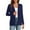 Navy, variant on AOOCHASLIY Clothes Ladies Coat Women's Long Sleeve Open Front Cardigan Fitted Jacket Casual Office Cropped Blazers