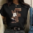 thumbnail image 1 of Camiseta con estampado de combinación de letras y nombre personalizado para mujer, camiseta de manga corta ABCDEFG con letra de Minnie Mouse Tan Jianjun  unisex, 1 of 2