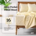 thumbnail image 2 of Deep Pocket 6 Piece Bed Sheets Set 1800 Count Luxury Comfort Paisley Sheet Set, 2 of 5