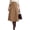 Khaki, variant on BTFBM Women Faux Suede Midi Long Skirt Fall Fashion | High Waisted Skirts For Women Trendy, Lightweight, Back Elastic, Arc Line Design, A-Line, Winter Dress, Boho Western Outfits