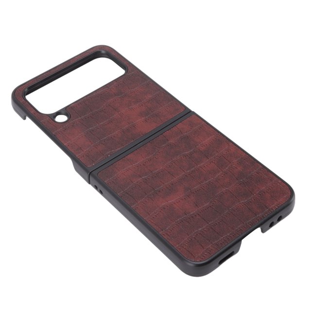Mobile Phone Case, Professional Buffer Folding Screen Mobile Phone Case For Phone Dark Brown