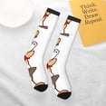 thumbnail image 4 of Daiia Sports Socks Corgi Dog2 Printed Novelty Crew Socks for Men Women Knee High Socks Cotton Socks Soft & Breathable Support Unisex Socks, 4 of 9