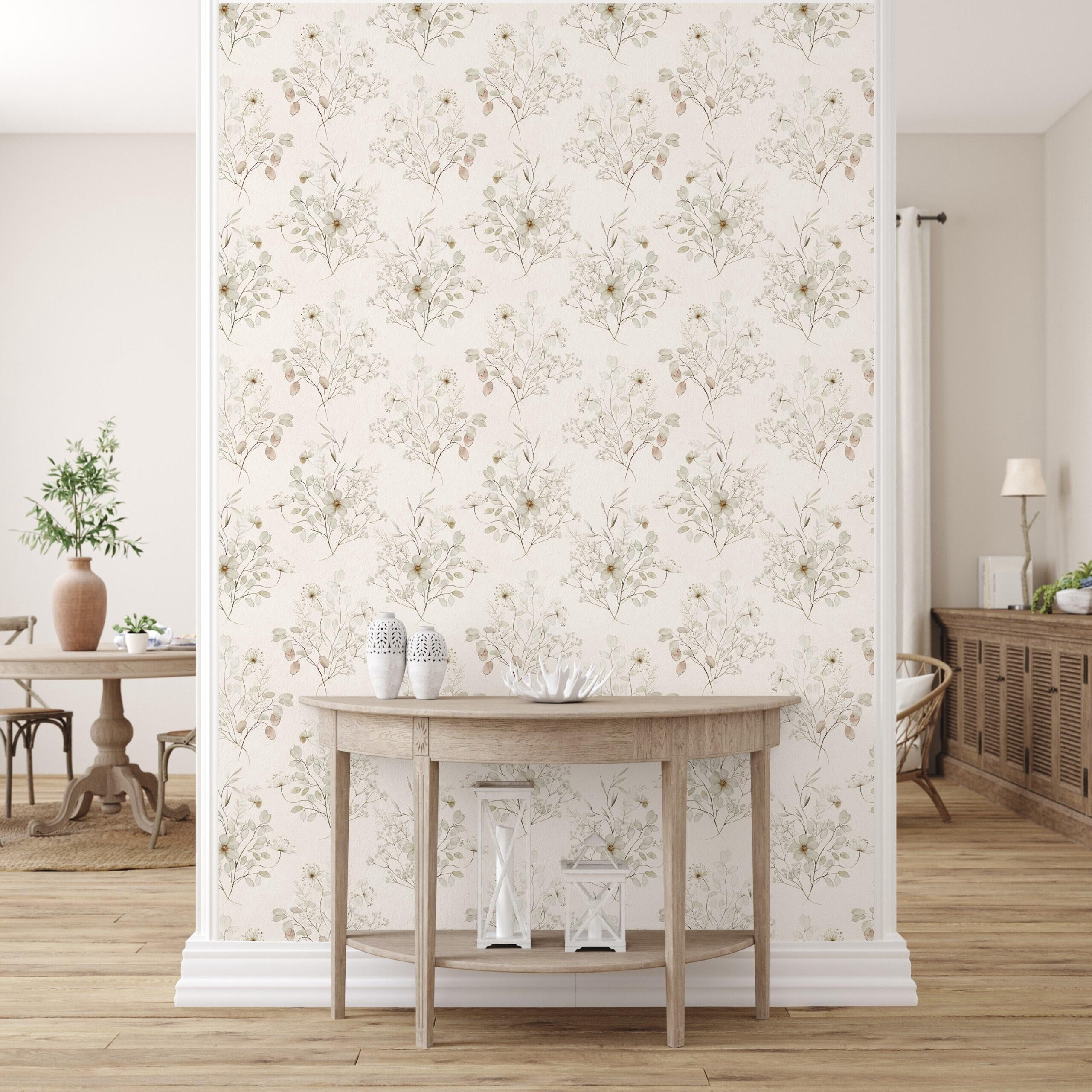 Wall Wear Peel and Stick Wallpaper Sheets, Spring Ready, Vinyl, 11 in x 16 in, 12 Pack, Water-Resistant, Removable