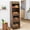 3-walnut, variant on Farmhouse Onion and Potato Storage Bin, Fruit & Vegetable Holder with Large Bread Box, Small Kitchen Pantry Cabinet, Black