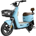 thumbnail image 1 of Bicicleta Electrica Luz Led Scooter 50 Km/h 3 Velocidades Azul, 1 of 6