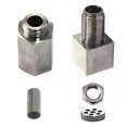thumbnail image 4 of Car Universal O2 Oxygen Sensor Spacer Engine Light AdapterBung Catalytic Converter Fix Iron Nickel Plating oxygen sensor, 4 of 5