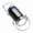 Silver gray, variant on Bright LED Keychain Light Rechargeable Flashlight Pendant Keyring for Camping