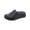 Black, variant on Womens San Marcos Leather Removable Insole Slide Sandals