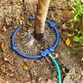 thumbnail image 2 of 360°Tree Water System Tree Watering Ring Circle Sprinkler and Irrigation System Targeted Water with Y Hose Splitter for New Tree Outdoor Plants Raised Garden Beds Shrubs (Blue), 2 of 5
