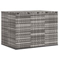 thumbnail image 4 of vidaXL Garden Cushion Box PE Rattan 145x100x103 cm Grey, 4 of 4