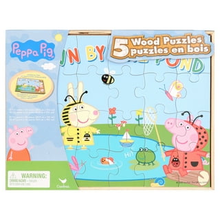 TCG Toys 30375755 Peppa Pig Wood Jigsaw Puzzle - 12 Piece - Assorted Designs