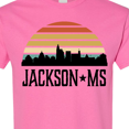thumbnail image 4 of Inktastic Jackson Mississippi Skyline Retro T-Shirt, 4 of 5