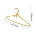 thumbnail image 3 of weibbin Cintre Abordable pour Perles avec Nœud Cintre pour Robe de Mariée et Robe de Soirée Rangement pour Garde-Robe Vêtements Plastique 15.55x8.86 Po, 3 of 6