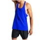 thumbnail image 1 of pstuiky Camiseta sin mangas para hombre, Camiseta deportiva de manga corta con cuello redondo, ajustada y de alta resistencia, de color liso para hombre Camisas de hombre s, 1 of 5