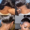 thumbnail image 5 of HAOFAN Water Wave 360 HD Lace Front Wigs Human Hair Wigs for Black Women Water Wave Lace Front Wigs Brazilian Glueless Human Hair Wigs Pre Plucked with Baby Hair (24 inch), 5 of 7