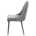 thumbnail image 7 of Gunmetal Tapered Legs - Wingback - like Seat and Back - Dining Space Upgrade - Fashionable Look, 7 of 7
