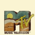 thumbnail image 2 of Men's MTV Distressed Mountain Logo  Graphic Tee Beige X Large, 2 of 4