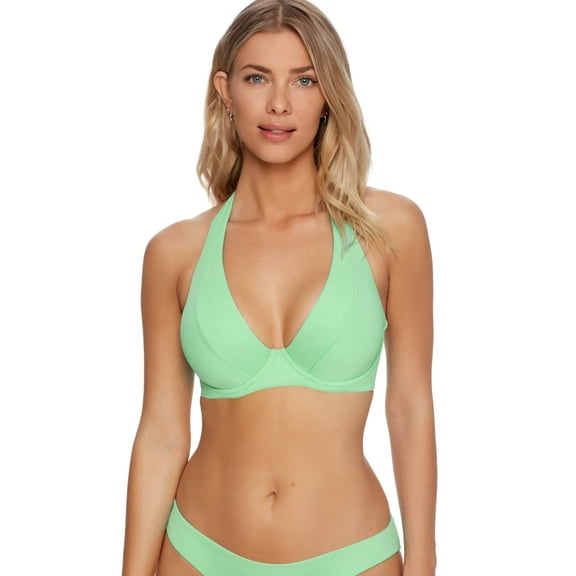Becca by Rebecca Virtue SEA GLASS Color Code Bikini Top, US 34DDD/F, UK 34E