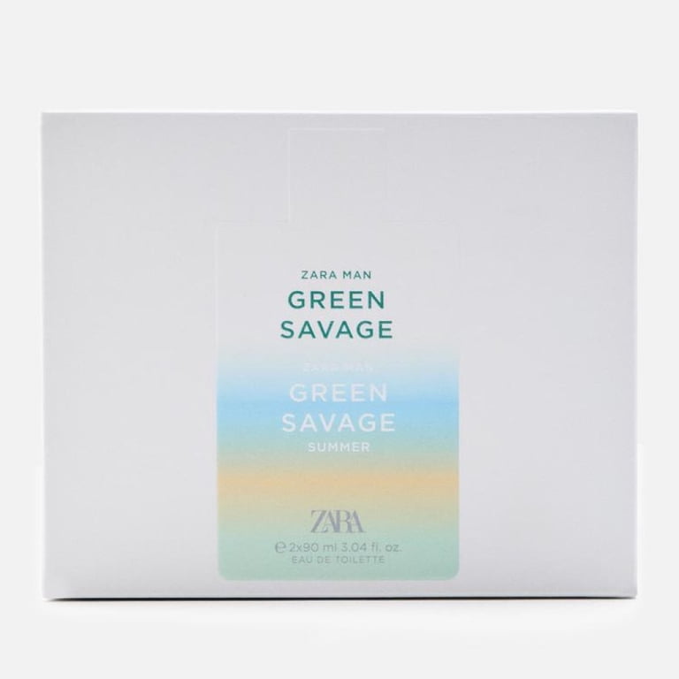 Zara Man Green Savage + Green Savage Summer Cologne for Men