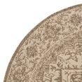 thumbnail image 4 of SAFAVIEH Beach House Orville Indoor/Outdoor Area Rug Cream/Beige, 6'7" x 6'7" Round, 4 of 6