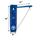 thumbnail image 4 of GoSports Hook 21 Wall Mount Ring Swing Game - Play Indoors or Outdoors with Foldable Arm - Blue, 4 of 6