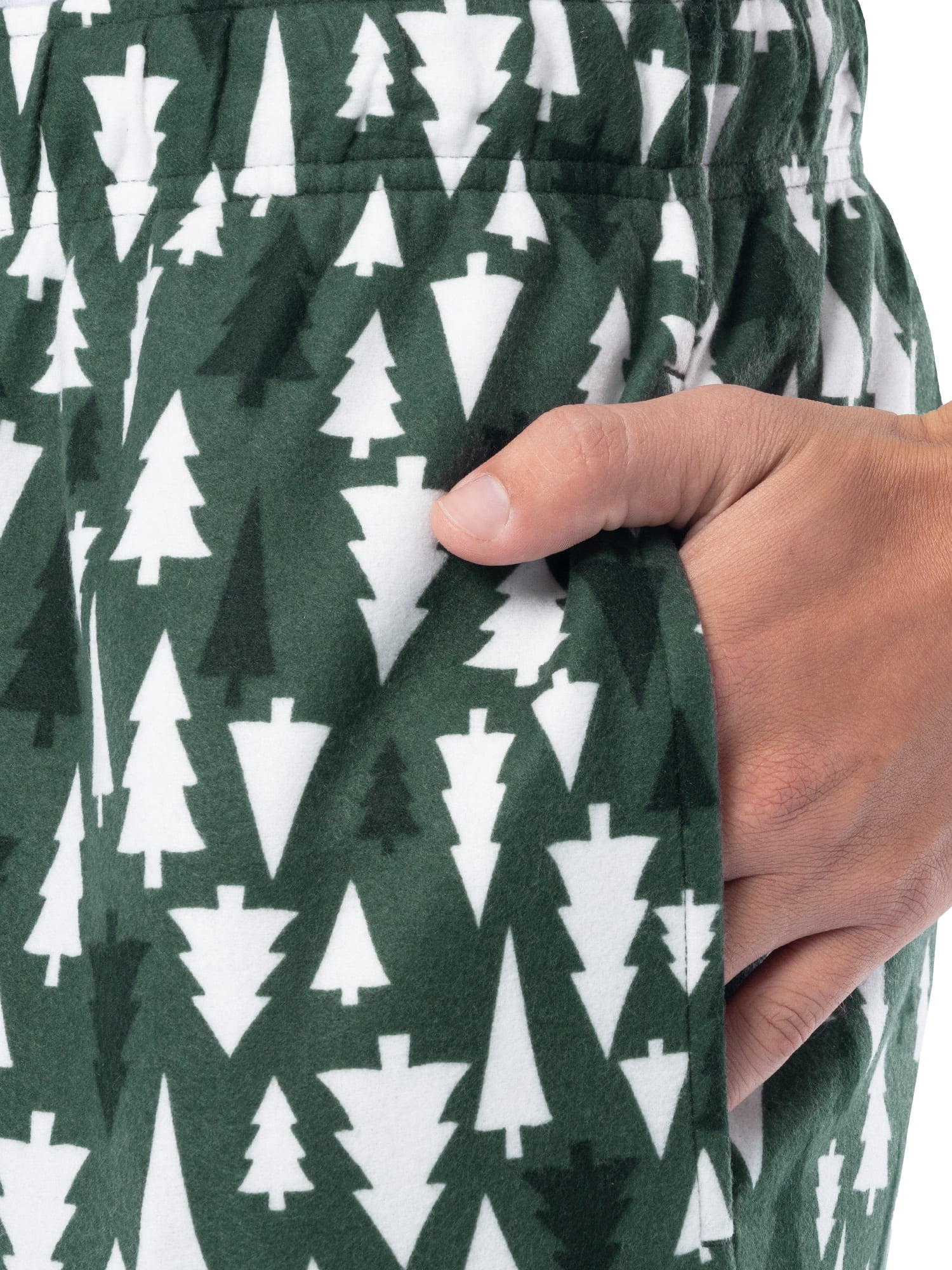Fruit of the Loom Men's Matte Fleece Holiday Print Pajama Pants, Sizes S-5XL