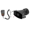 thumbnail image 3 of Sede Siren, Altavoz de Sirena de Bocina de 100W, Altavoces de Altavoces de Micrófono de Micrófono Transparente, Para El Bote para el AutomÓVIL para el Camión para RV, 3 of 7